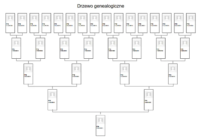 szablon drzewa genealogicznego w programie Excel